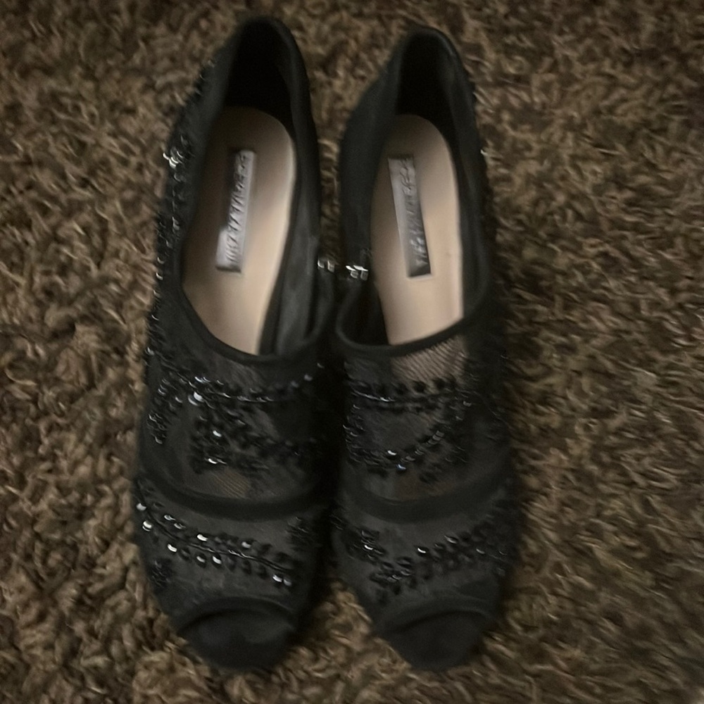 BCBG platform heels
